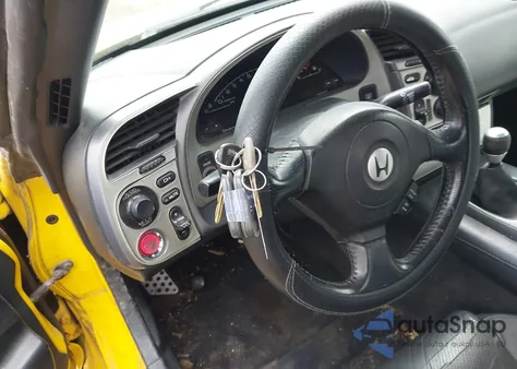 2003 Honda S2000 z USA, uszkodzony, nr VIN JHMAP11443T002326